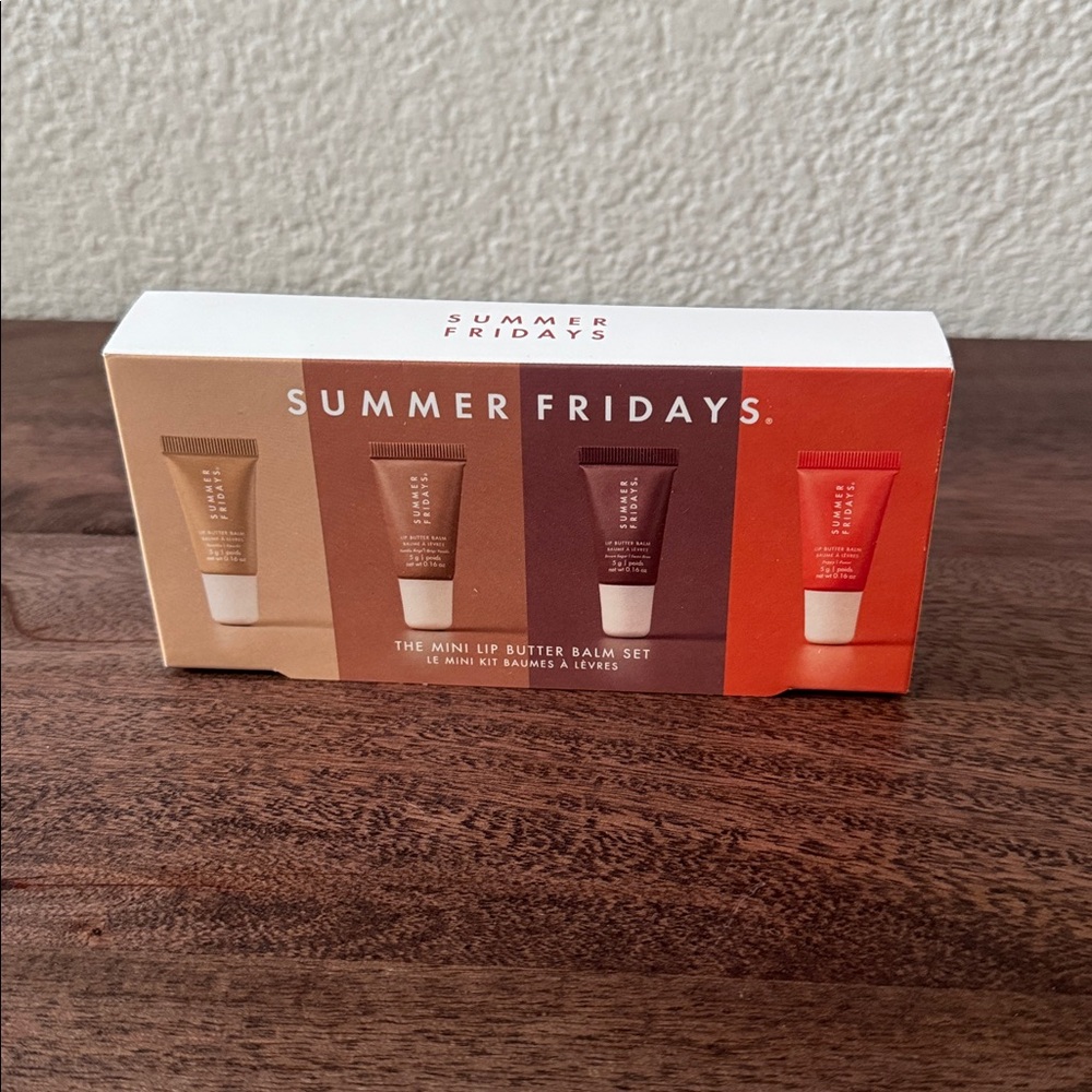 NWT! Summer Fridays The Mini Lip Butter Balm Set of 4 - Picture 3 of 9